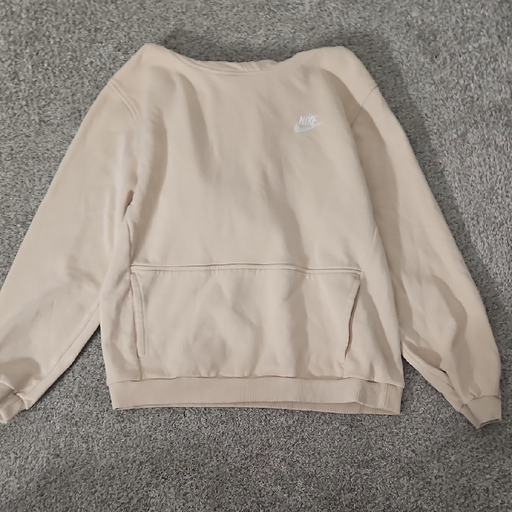 Nike Beige Pullover Sweatshirt